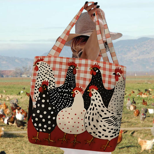 Farmhouse Chicken Tote Bag