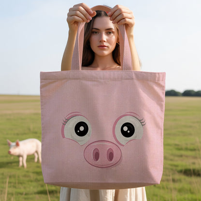 Cute Pig Tote Bag