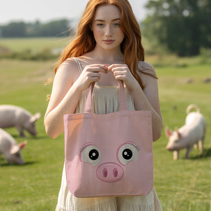 Cute Pig Tote Bag