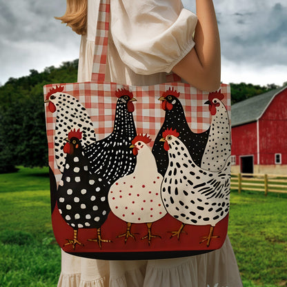 Farmhouse Chicken Tote Bag