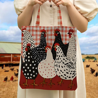 Farmhouse Chicken Tote Bag